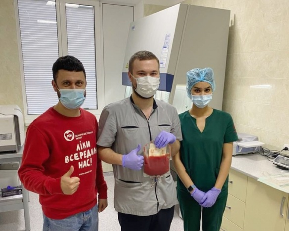 В Черкассы из Германии доставили стволовые клетки для трансплантации
