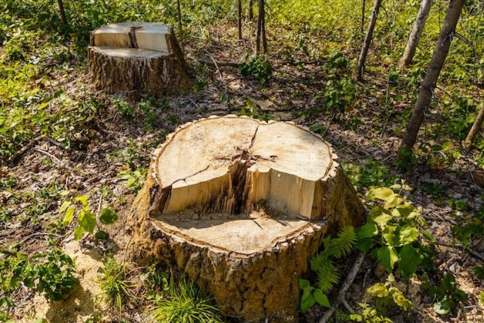 На Черкащині чоловік самовільно зрізав дерева