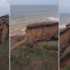  На відомому курорті Одещини стався масштабний зсув ґрунту. Фотоколаж: Одеса.Live 