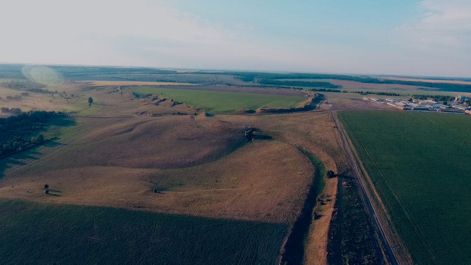 Більське городище на Полтавщині.
Фото: заповідник "Більськ"