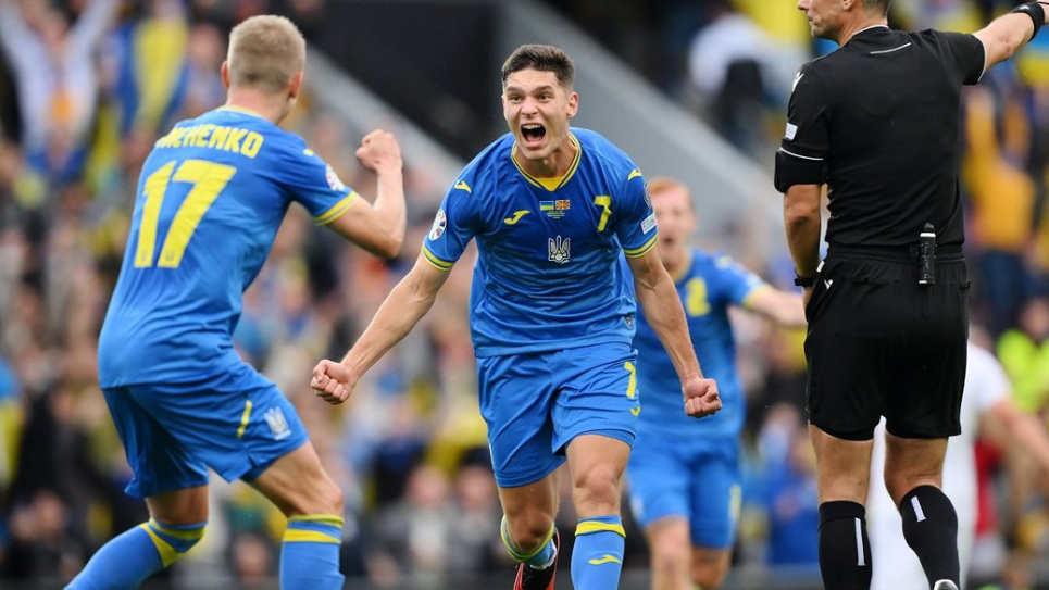 Сборная Украины по футболу. Фото: Getty Images