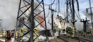 Есть повреждения энергетической инфраструктуры в 6 регионах, в некоторых областях проходят аварийные отключения Повреждение энергетической инфраструктуры Аварийные отключения электричества