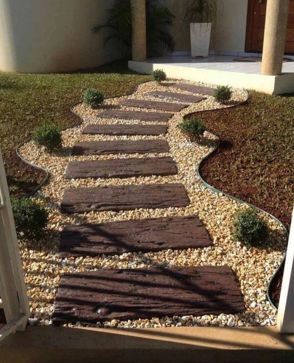 Садові доріжки — елемент продуманого ландшафтного дизайну (ФОТО) Фото: Телеграм-канал «Дача. Сад та город»