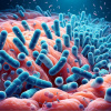 Bordetella pertussis. Зображення згенероване ШІ