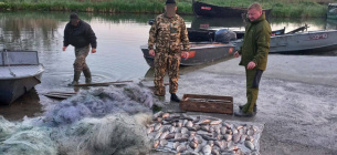 Незаконная рыбалка на озере Кугурлуй