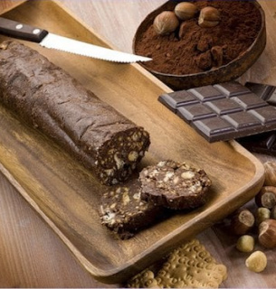 Вкусный десерт Шоколадная колбаса Рецепт приготовления