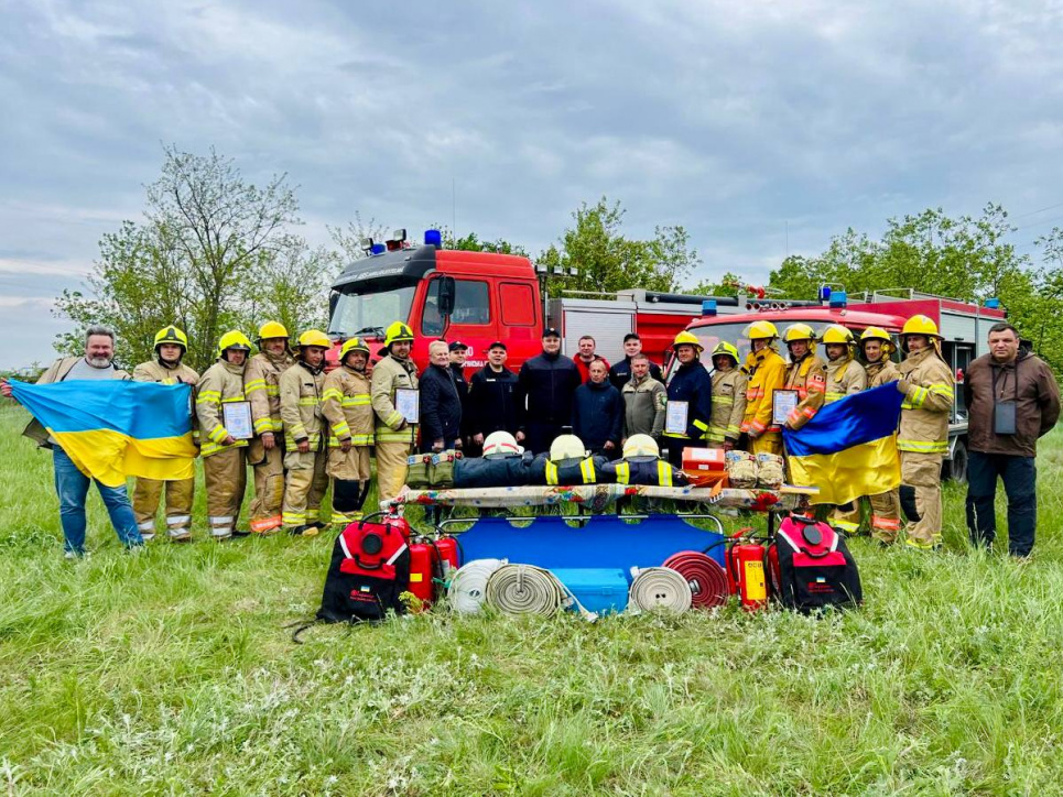 У Нацпарку «Кам'янська Січ» запрацювала Добровільна пожежна охорона Нацпарк «Кам'янська Січ» пожежна охорона Збереження довкілля