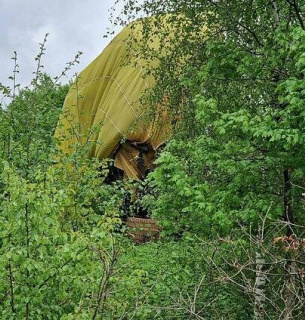 В Литве воздушный шар упал на дома, есть пострадавшие