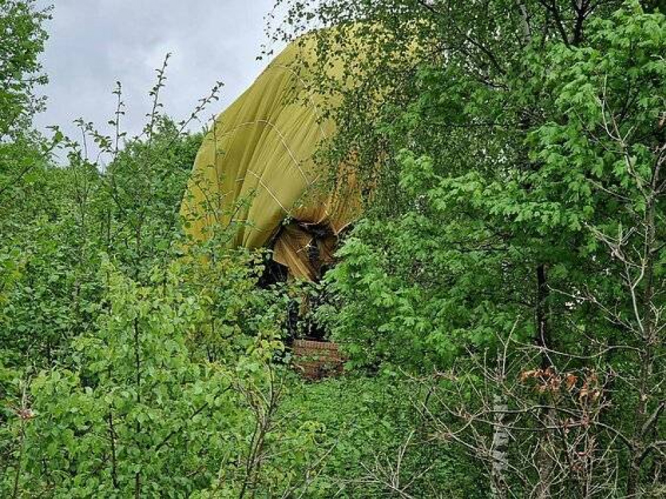 У Литві повітряний куля впала на будинки
Фото: LRT