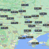 Скріншот прогнозу погоди