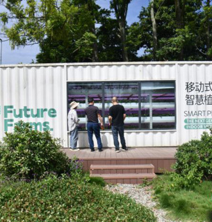 В Китае из контейнеров создают "умные" фабрики растений
