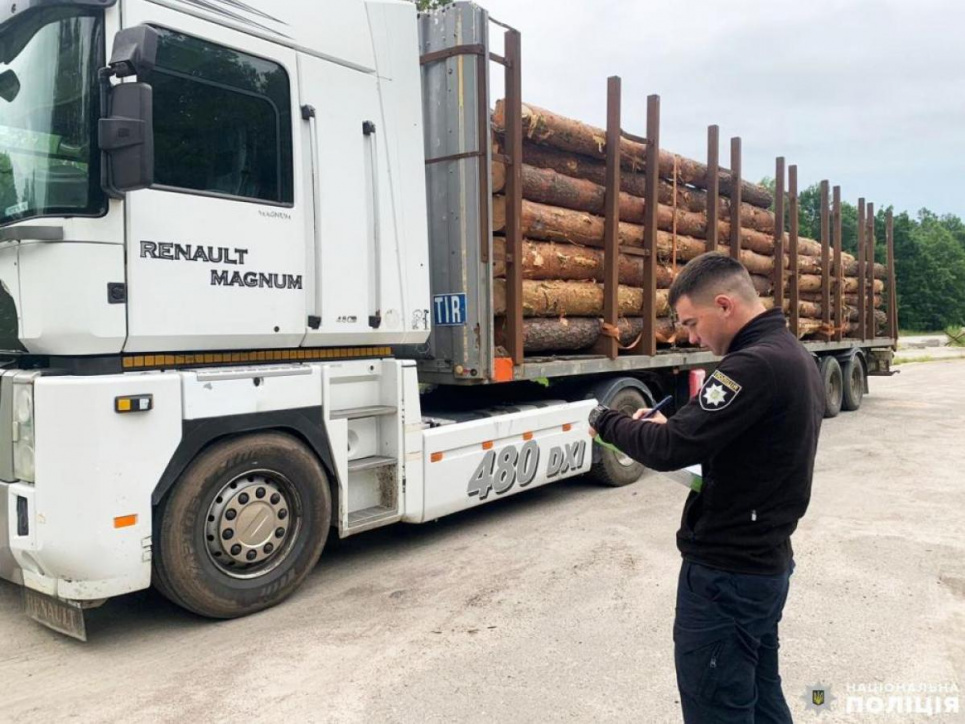 Перевозив майже 40 кубометрів деревини: вирішується питання про накладення арешту Автомобіль із деревиною працівники поліції вилучили.
