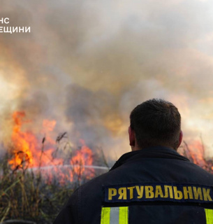 Рятувальники ліквідували масштабну пожежу в екосистемах на Одещині