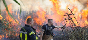 Аномальна спека Обстріли Масштабні пожежі Нацпарк Святі Гори