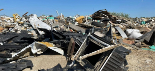 Обладнання для переробки відходів руйнації, отримане від агентства JICA