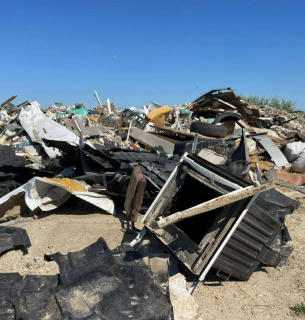 Обладнання для переробки відходів руйнації, отримане від агентства JICA