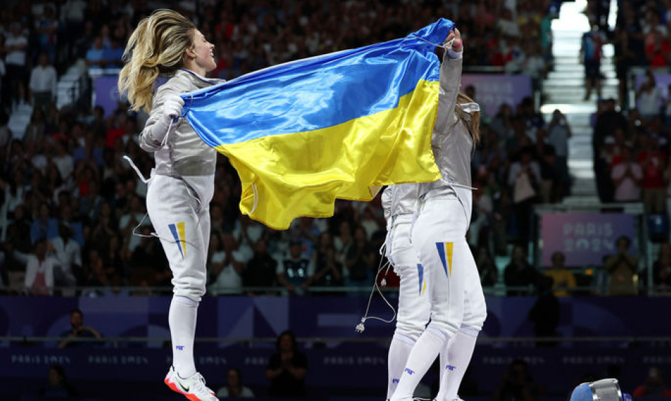 Перше золото України: шаблістки стали чемпіонками Олімпіади-2024 Фото: Getty Images/Global Images Ukraine