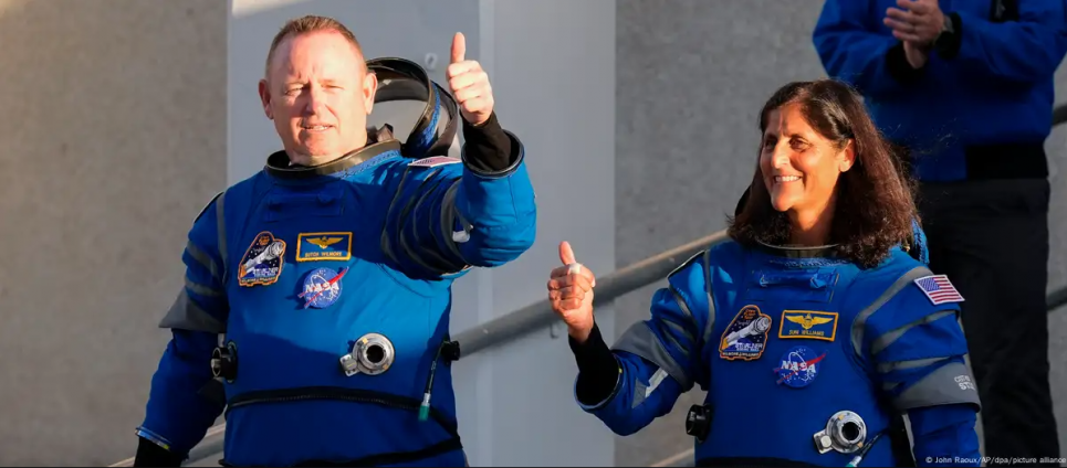 Прилетіли на МКС на 8 днів, але затрималися на місяці: NASA шукає можливість повернення екіпажу Starliner на Землю Бутч Вілмор і Суніта Вільямс затрималися на МКС через несправність Фото: John Raoux/AP/dpa/picture alliance