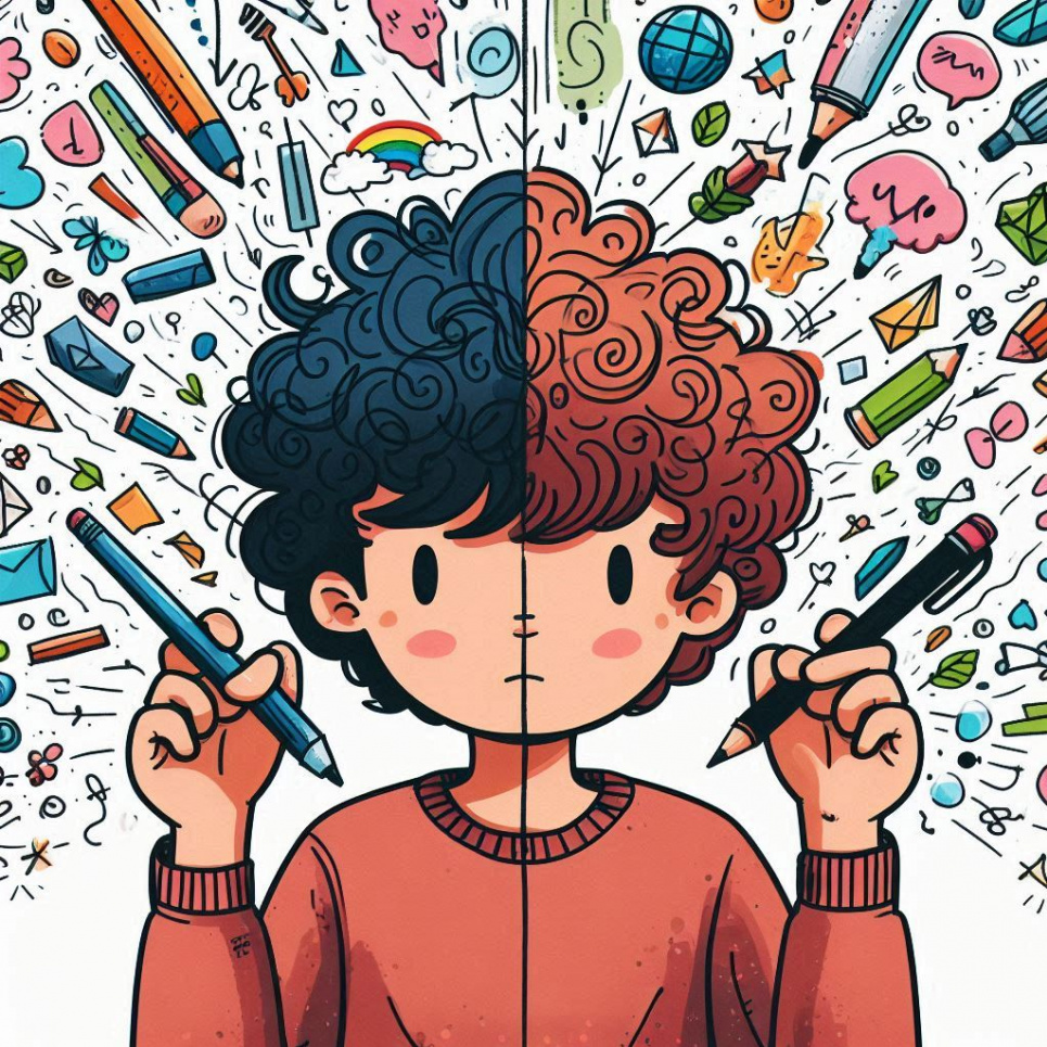 Коли справді обидві руки ліві: хто такі амбідекстри й амбісіністри та як визначити провідну півкулю мозку Зображення створено ШІ