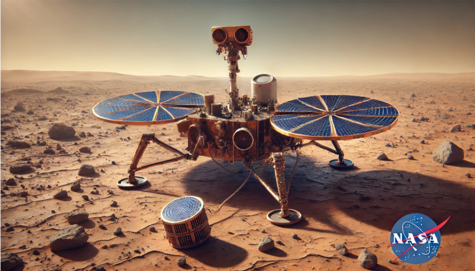 InSight Lander. Зображення згенеровано ШІ