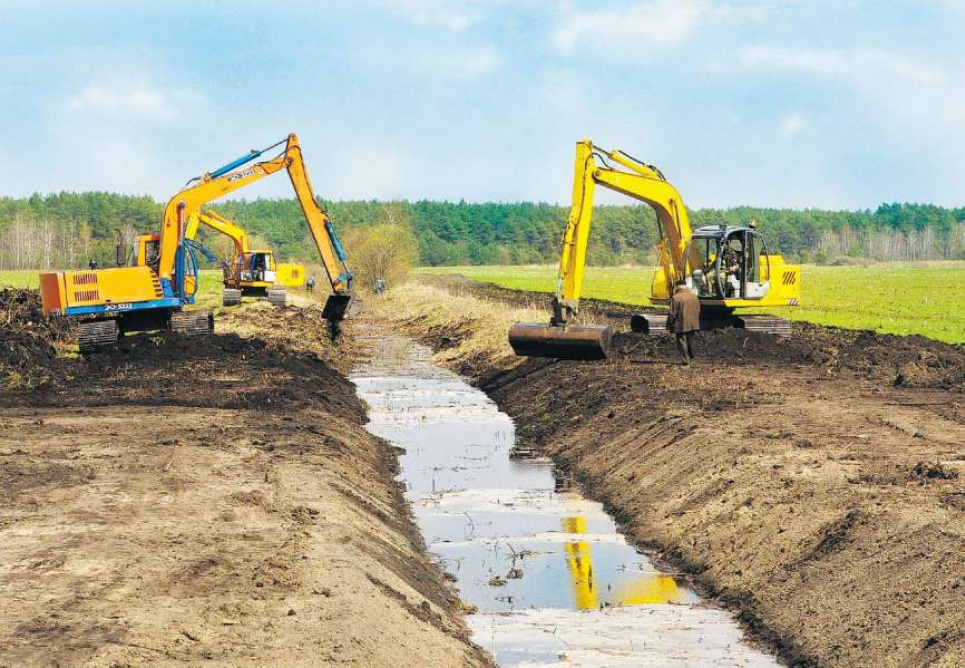 Розвиток гідротехнічної меліорації на Київщині