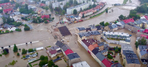 Затоплений район міста Глухолази, Польща, 15 вересня 2024 року. Фото: Reuters