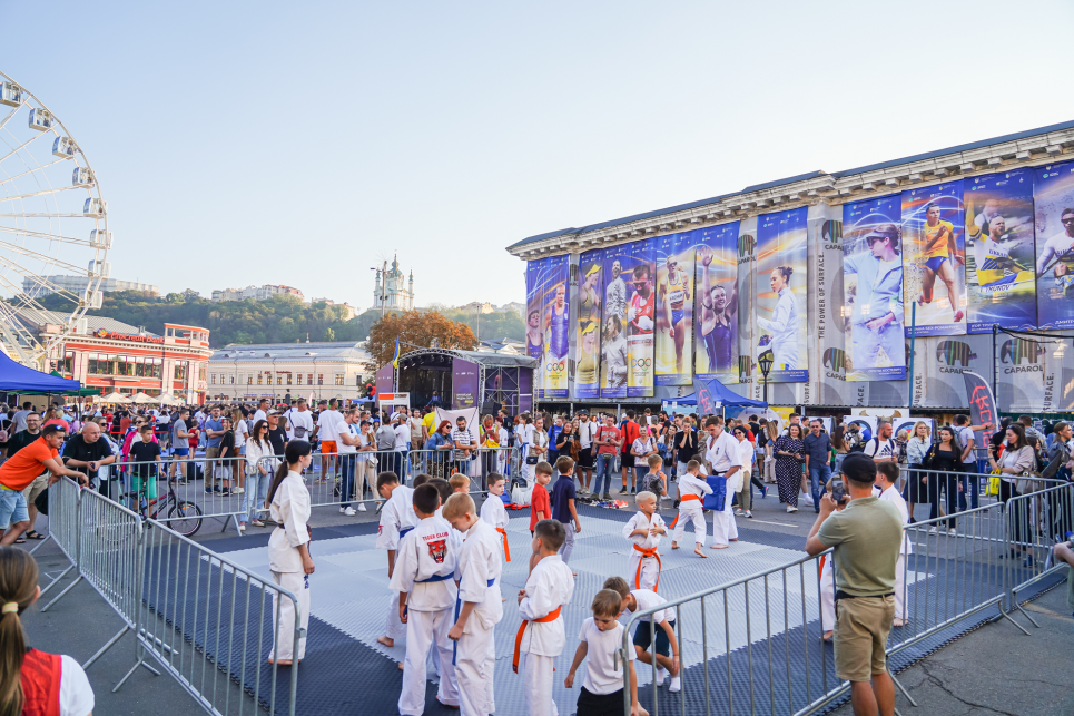 У рамках Європейського тижня спорту з 20 по 29 вересня у семи містах України проходять фізкультурно-оздоровчі заходи Європейський тиждень спорту