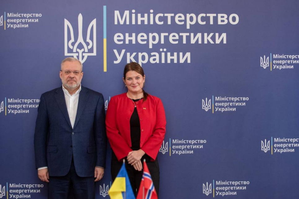Украина и Норвегия наращивают сотрудничество в сфере ВИЭ и безопасности Фото: Министерство энергетики Украины