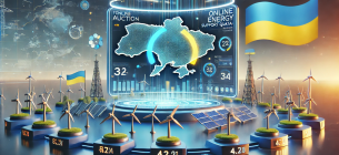 Объявлен первый в Украине онлайн-аукцион по распределению квоты поддержки «зеленой» энергетики Изображение создано ИИ