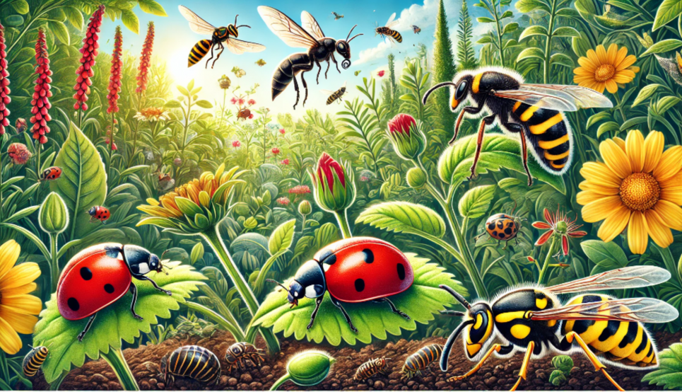 Корисні комахи, яких не варто вбивати на дачній ділянці Зображення згенеровано ШІ