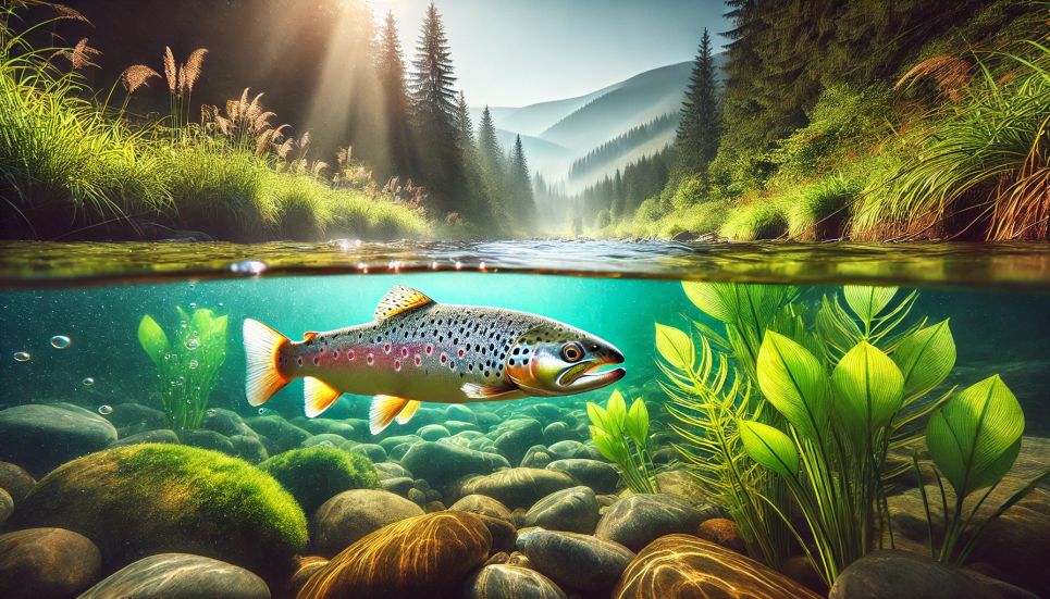 С 10 октября в водоемах карпатского региона стартует запрет на вылов форели - Госрыбагентство Изображение создано ИИ