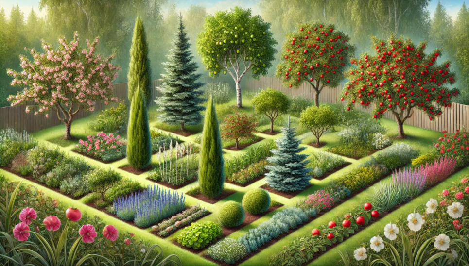 «Ужитися» в саду: які дерева й чагарники не варто садити поруч Зображення згенеровано ШІ