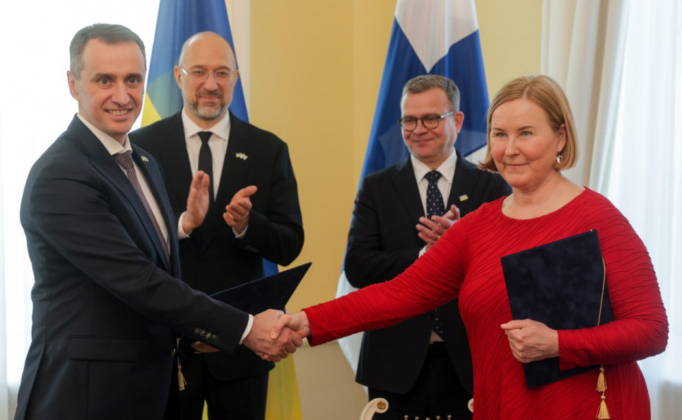 Україна та Фінляндія підписали технічну угоду у сфері охорони здоровʼя ФОТО: Україна та Фінляндія підписали технічну угоду у сфері охорони здоровʼя