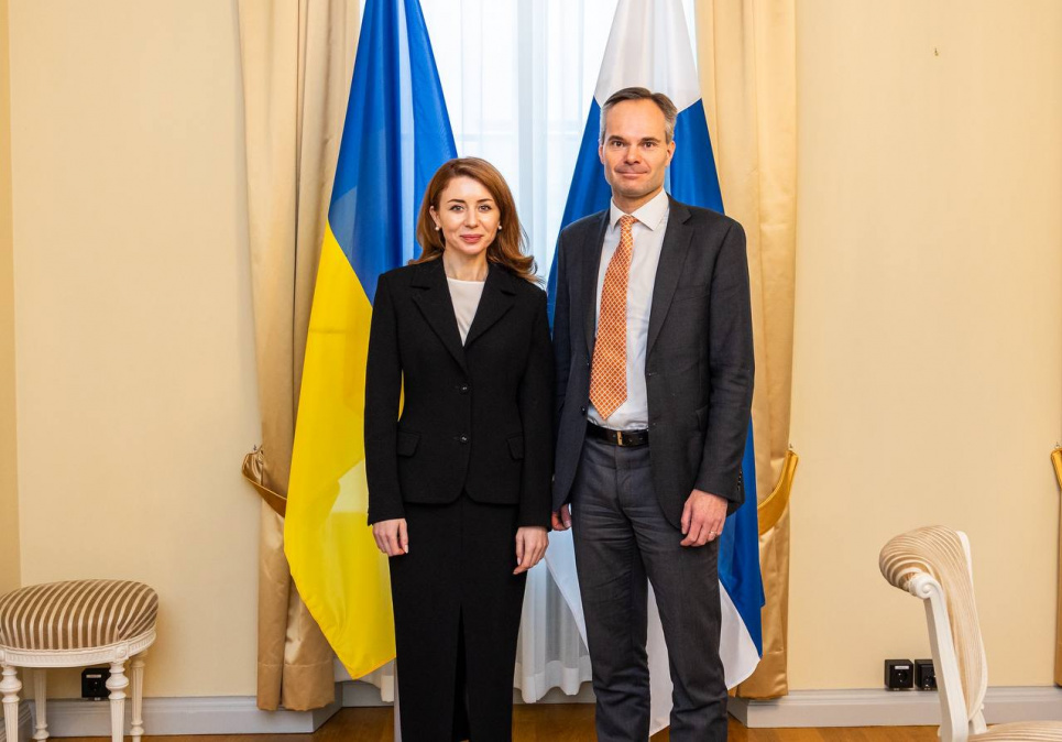 Светлана Гринчук: Финляндия - один из ближайших партнеров Украины по защите природы ФОТО: Светлана Гринчук обсудила проблематику задач своего ведомства с Министром окружающей среды Финляндии Кайем Мюкканеном.