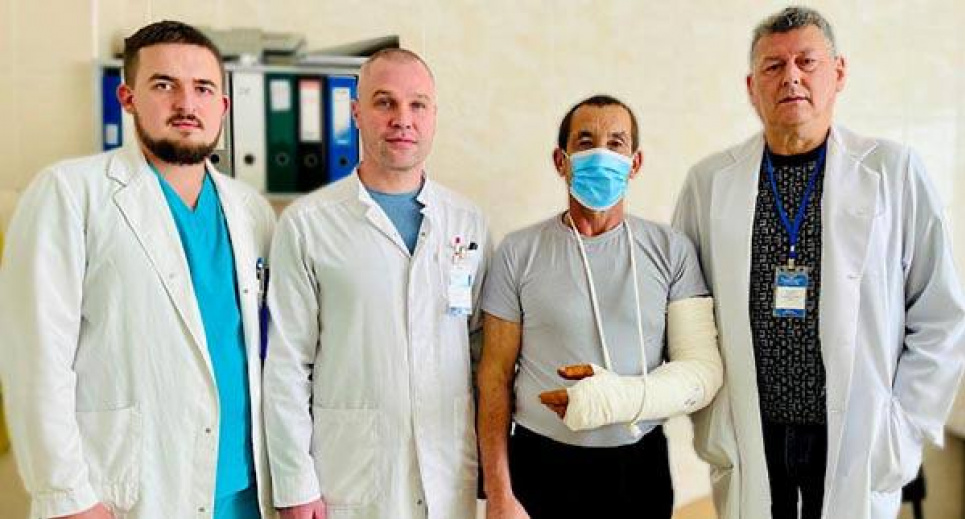 Успешная операция в Закарпатской облбольнице: восстановление артерий и нерва после тяжелой травмы предплечья Успешная операция в Закарпатской облбольнице