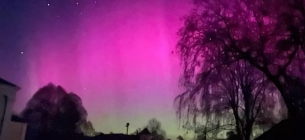 ФОТО: Северное сияние над Киевом / facebook.com/place.kyiv