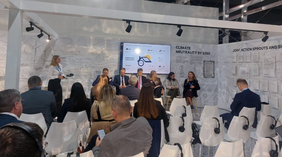 COP29: Украина стремится уменьшить выбросы метана на 30% к 2030 году ФОТО: Дискуссия по зеленому переходу в рамках COP29
