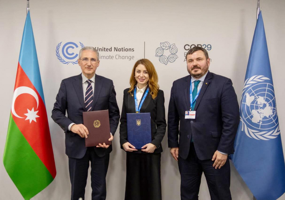 Україна та Азербайджан поглиблюють співпрацю у питаннях захисту довкілля ФОТО: Україна й Азербайджан підписали Меморандум про співпрацю у питаннях захисту довкілля / Міндовкілля