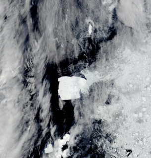 Супутниковий знімок айсберга A23a: найбільший і найстаріший у світі айсберг рухається на північ через десятиліття після того, як відколовся від крижаного шельфу. Фото: Zuma Press/dpa