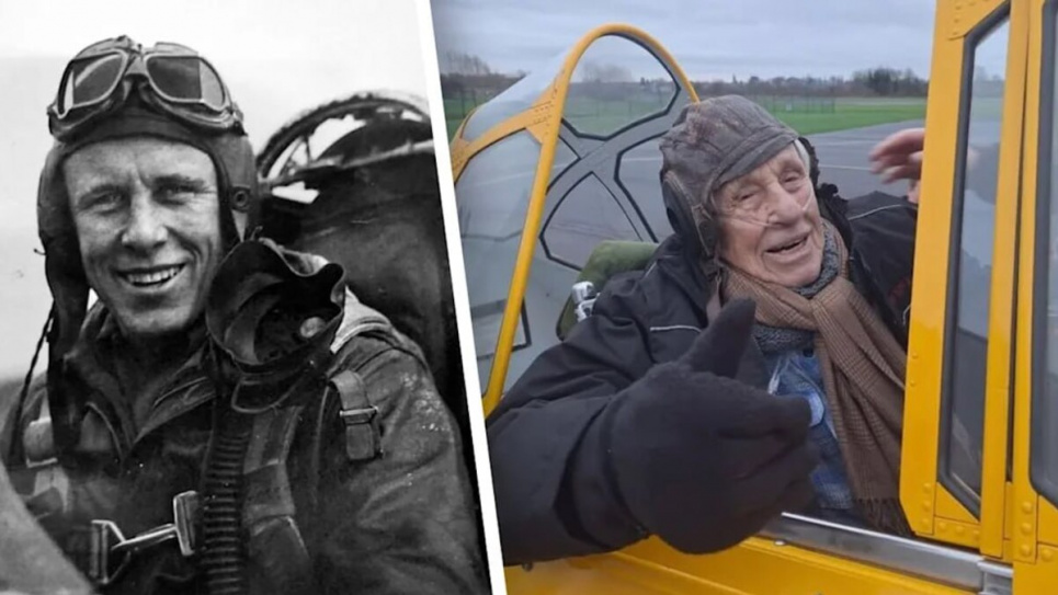 Світовий рекорд: 102-річний ветеран ВПС США знову піднявся у повітря на бомбардувальнику Другої світової (ФОТО) Колаж: BILD