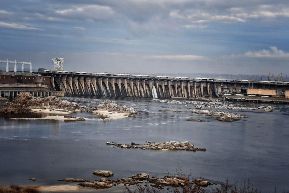 Светлана Гринчук: убытки природно-заповедного фонда Запорожья от агрессии РФ превысили 1,5 млрд грн ФОТО: Каховская ГЭС после атаки рф / Минсреды