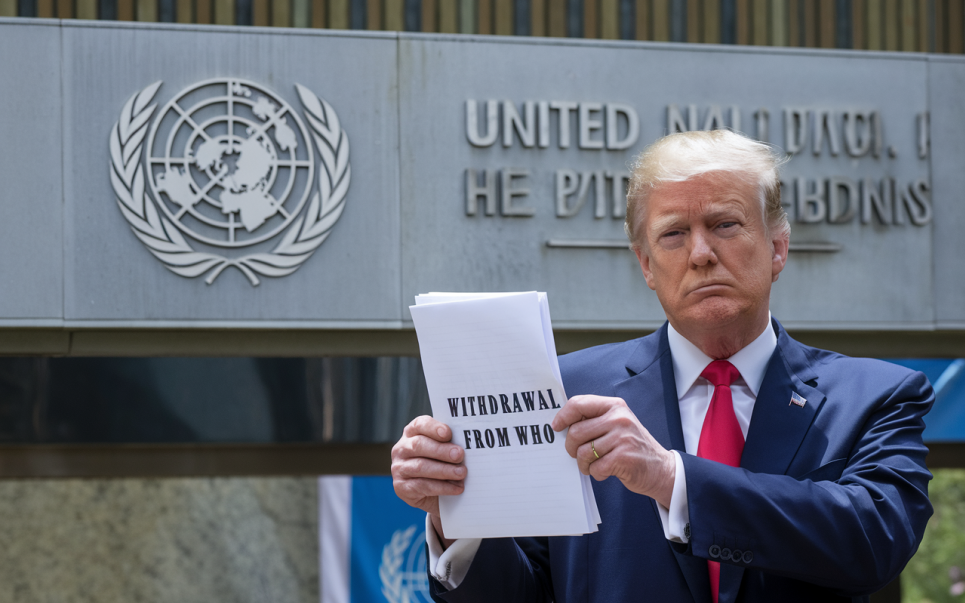Трамп збирається вивести США з ВООЗ у перший же день при владі Зображення згенеровано ШІ