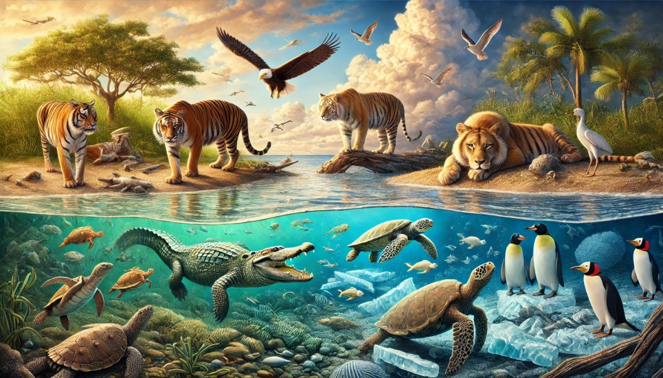 Види тварин і рослин зникають «із шаленою швидкістю», але деяким вдалося відновитися — WWF Зображення створено ШІ