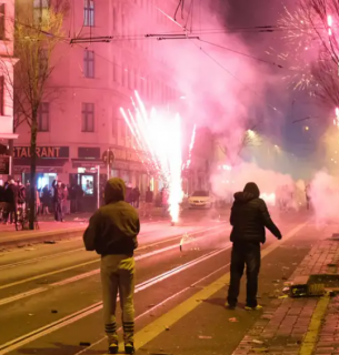 ФОТО: У Німеччині на Новий рік п’ятеро людей загинули через піротехніку / Sebastian Wilhow / dpa / picture alliance