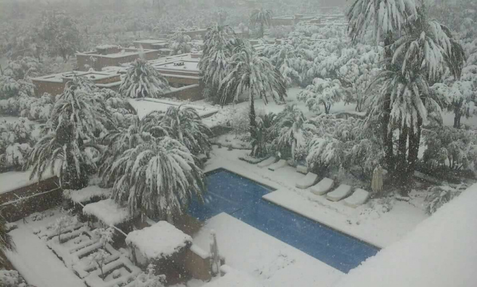 Пісок і пальми під білою ковдрою: Марокко замело снігом ФОТО: Марокко замело снігом / threads.net/@flaziken