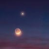 ФОТО: Сближение Луны с Венерой на ночном небе / Luiz Ricardo Silveira, 19.06.2020, Бразилия