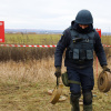 Фото: розмінування забруднених вибухівкою земель / ДСНС