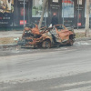 ФОТО: понівечене обстрілами авто / КМДА