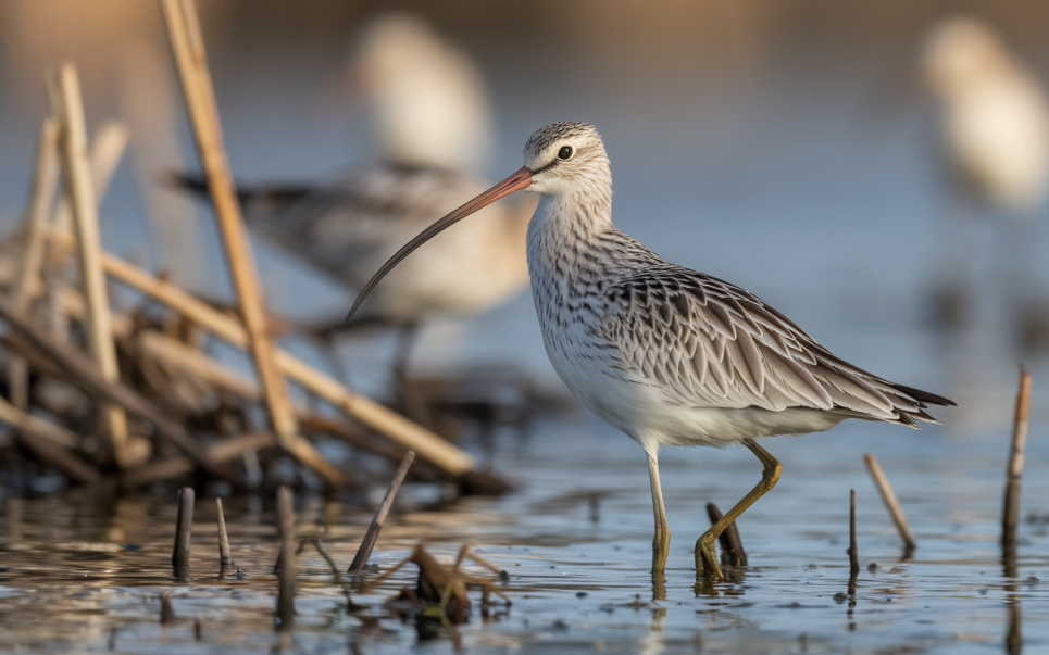 Уперше в наш час у материковій Європі оголошено вимерлим вид птахів Тонкодзьобий кульон (кроншнеп) Numenius tenuirostris. Зображення згенеровано ШІ