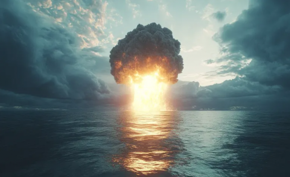 Влаштувати під водою термоядерний мегавибух, щоб врятувати планету: що задумали вчені? Фото: вибух в океані / ВВС